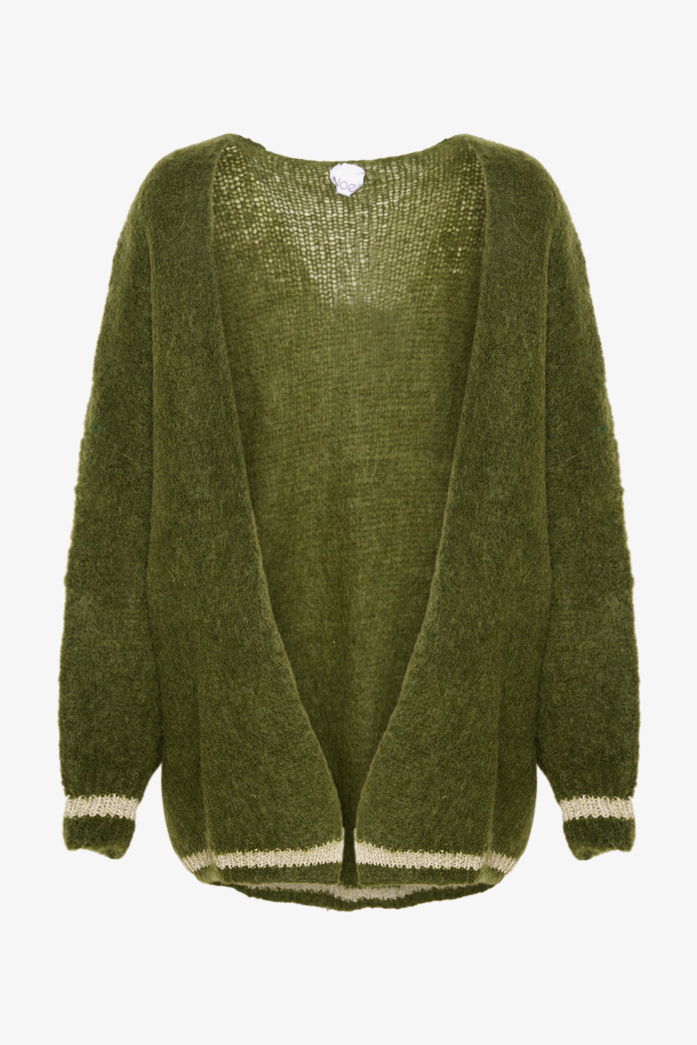 Noellas Paida Knit Cardigan Army. Køb Cardigans hos www.noellafashion.dk