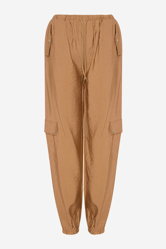 Noellas Paola Cargo Pants Camel. Køb Bukser hos www.noellafashion.dk