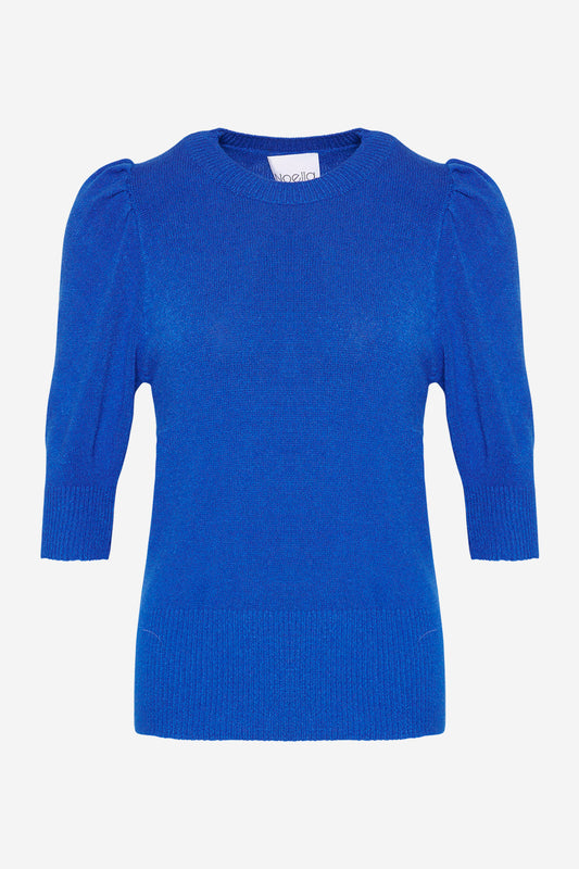 Noellas Pax Knit Sweater Blue. Køb Bluser hos www.noellafashion.dk