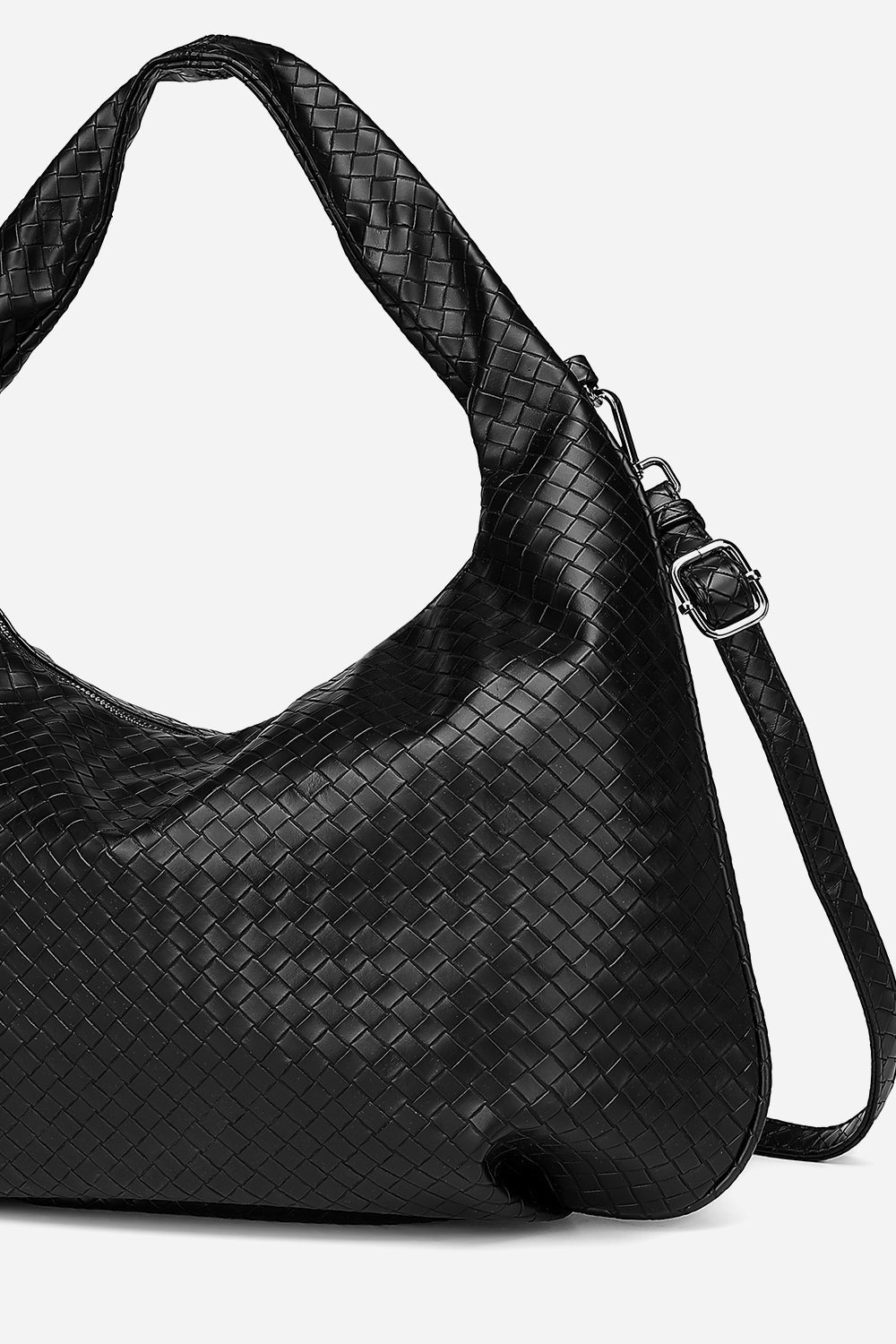 Peony Hobo Bag Black