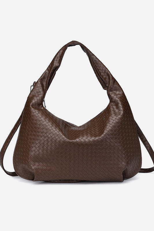 Noellas Peony Hobo Bag Dark Brown.