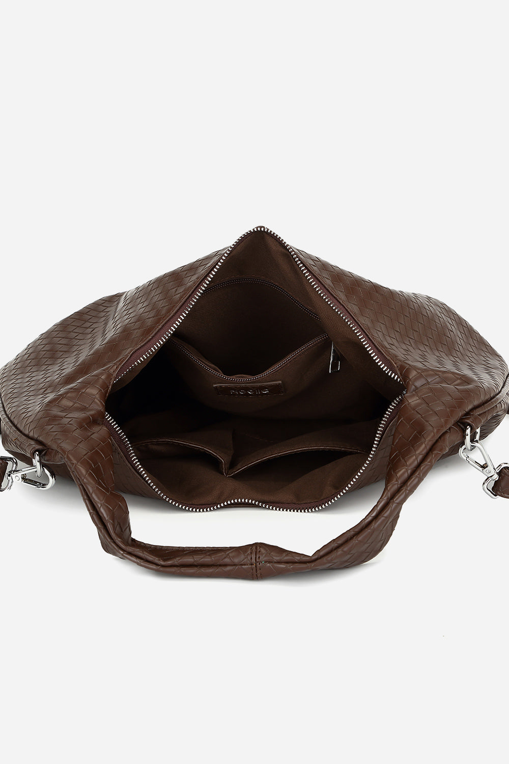 Peony Hobo Bag Dark Brown