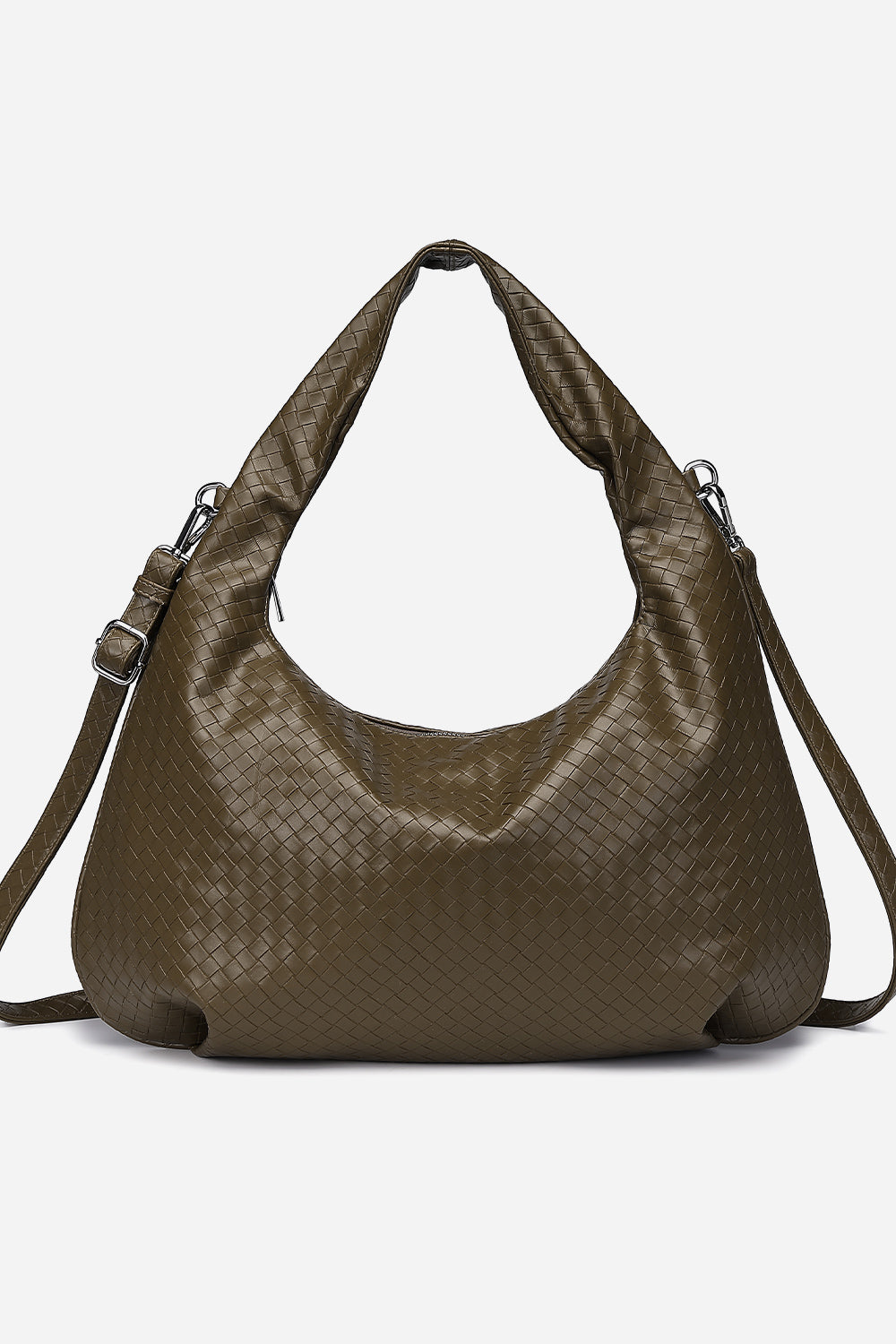 Noellas Peony Hobo Bag Dark Olive.