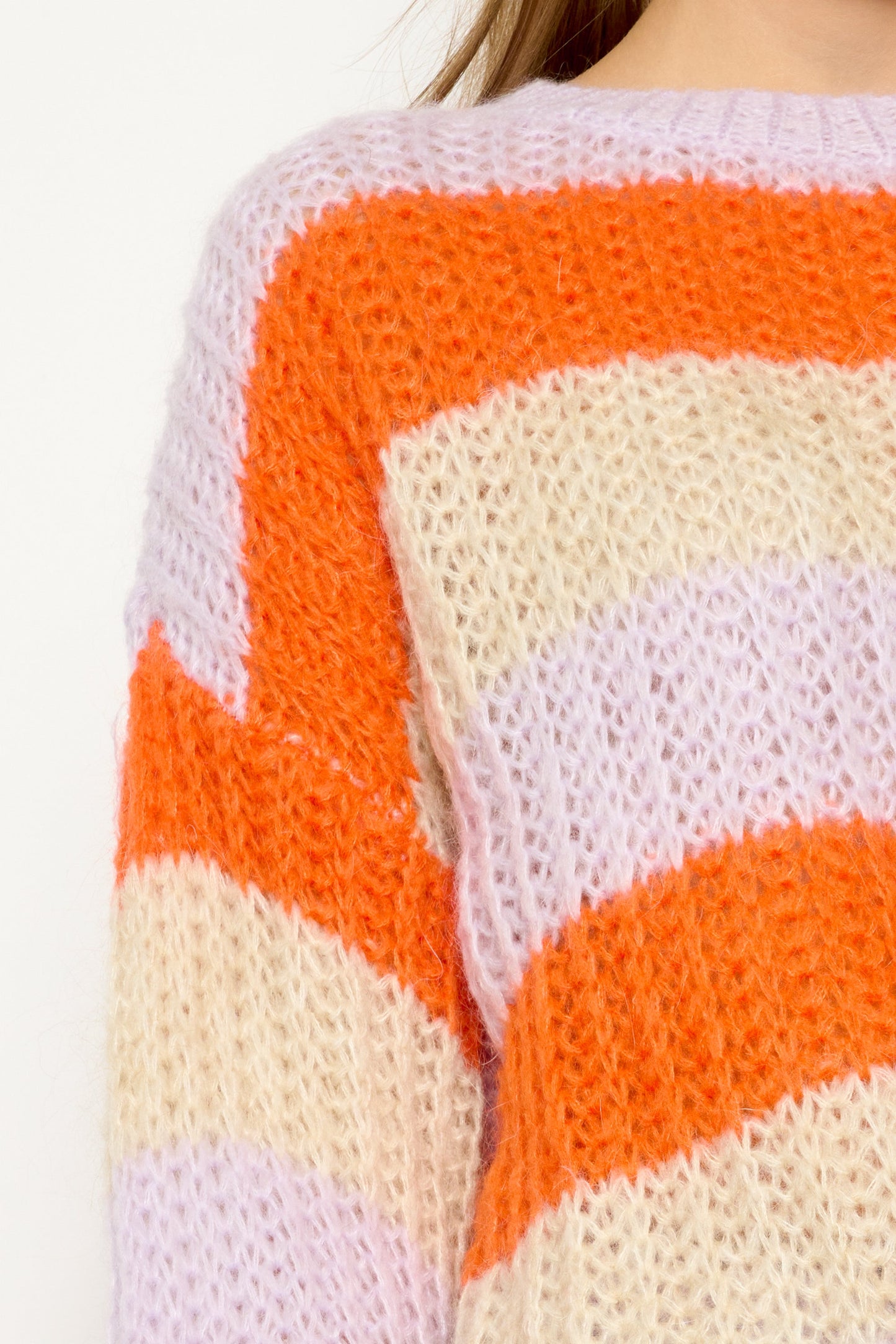 Cecilia Aischa Orange Stripe