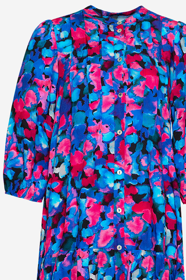 Imogene sh. Dress Blue/pink Mix