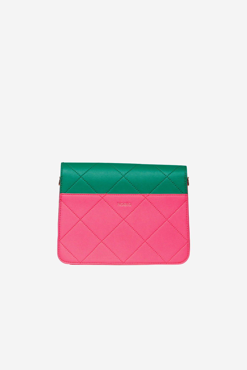 Blanca Multi Compartment Bag Green/Pink/Nude