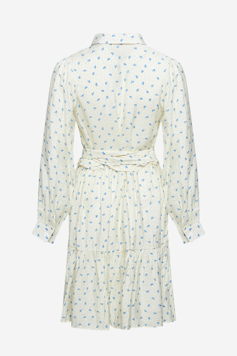 Pixi Shirt Dress Blue Dot Flower