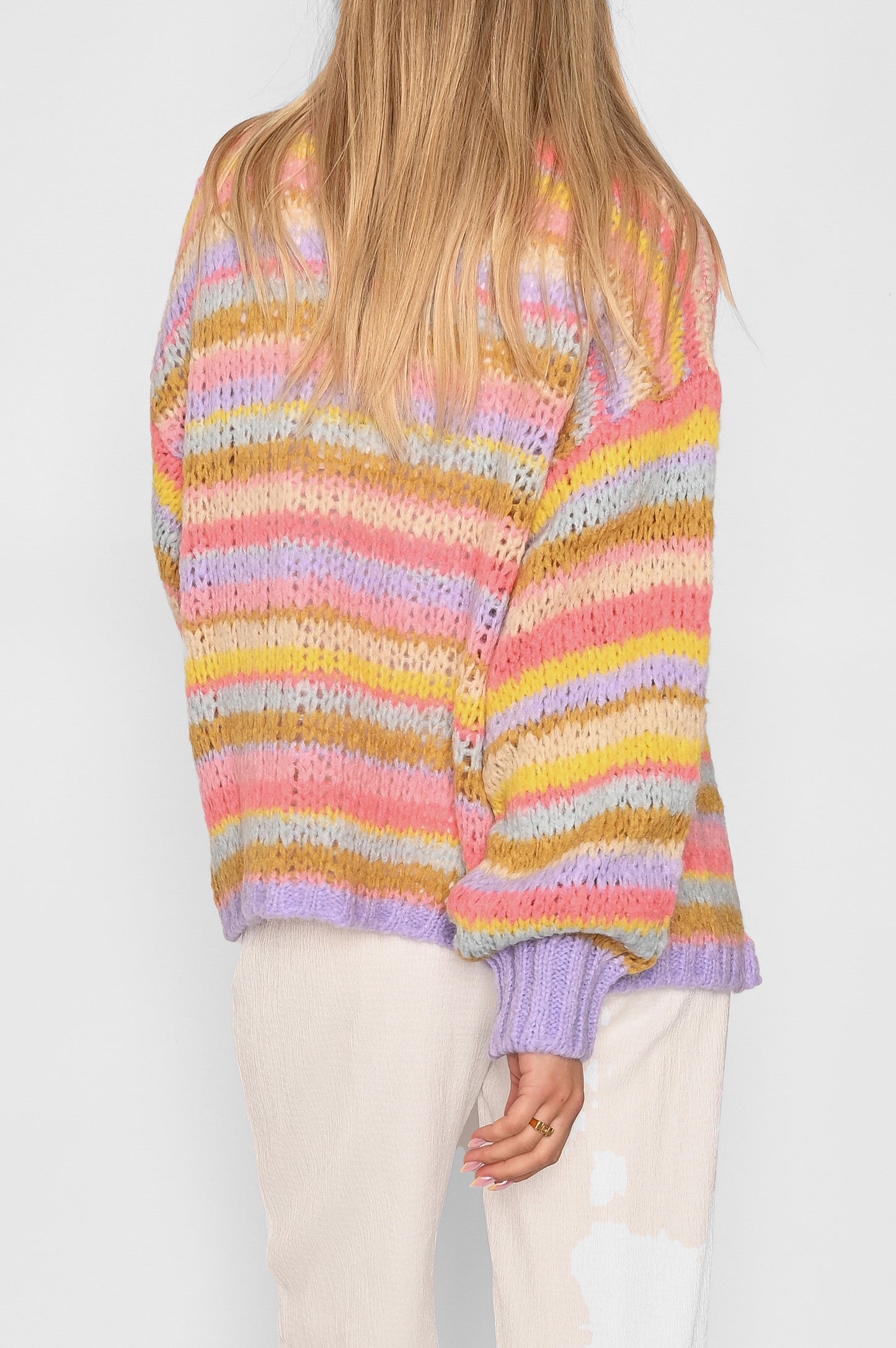 Pool Knit Cardigan Multi Mix