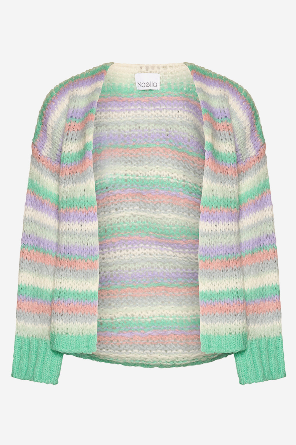 Noellas Pool Knit Cardigan Mint Green. Køb Cardigans hos www.noellafashion.dk