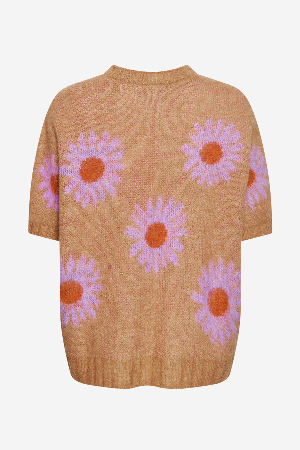 Raya Knit Sweater Sand/Lavender Flower