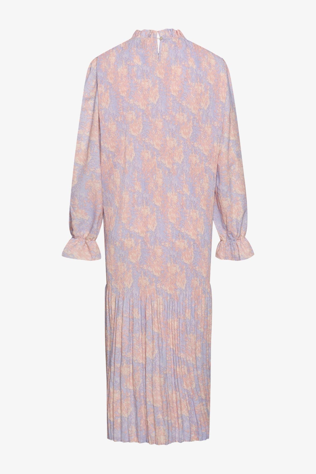 Rebecca Long Dress Lavender/Apricot Print