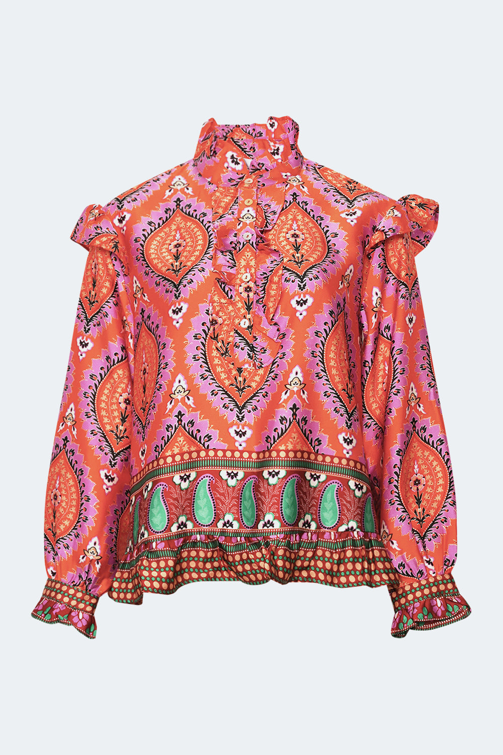 Noellas Reno Blouse Trisha Print. Køb Bluser hos www.noellafashion.dk