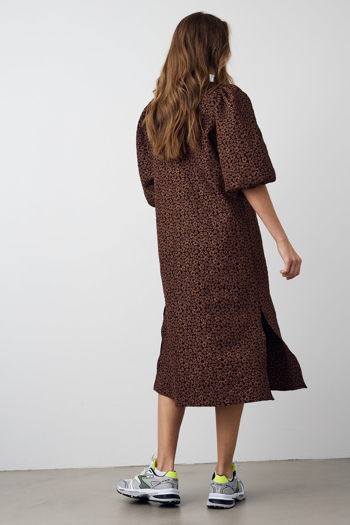 Reno Pastis Long Dress Chocolate