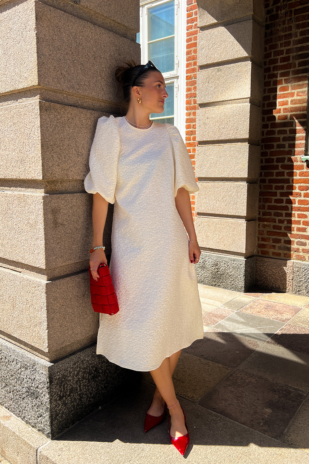 Reno Pastis Long Dress Cream