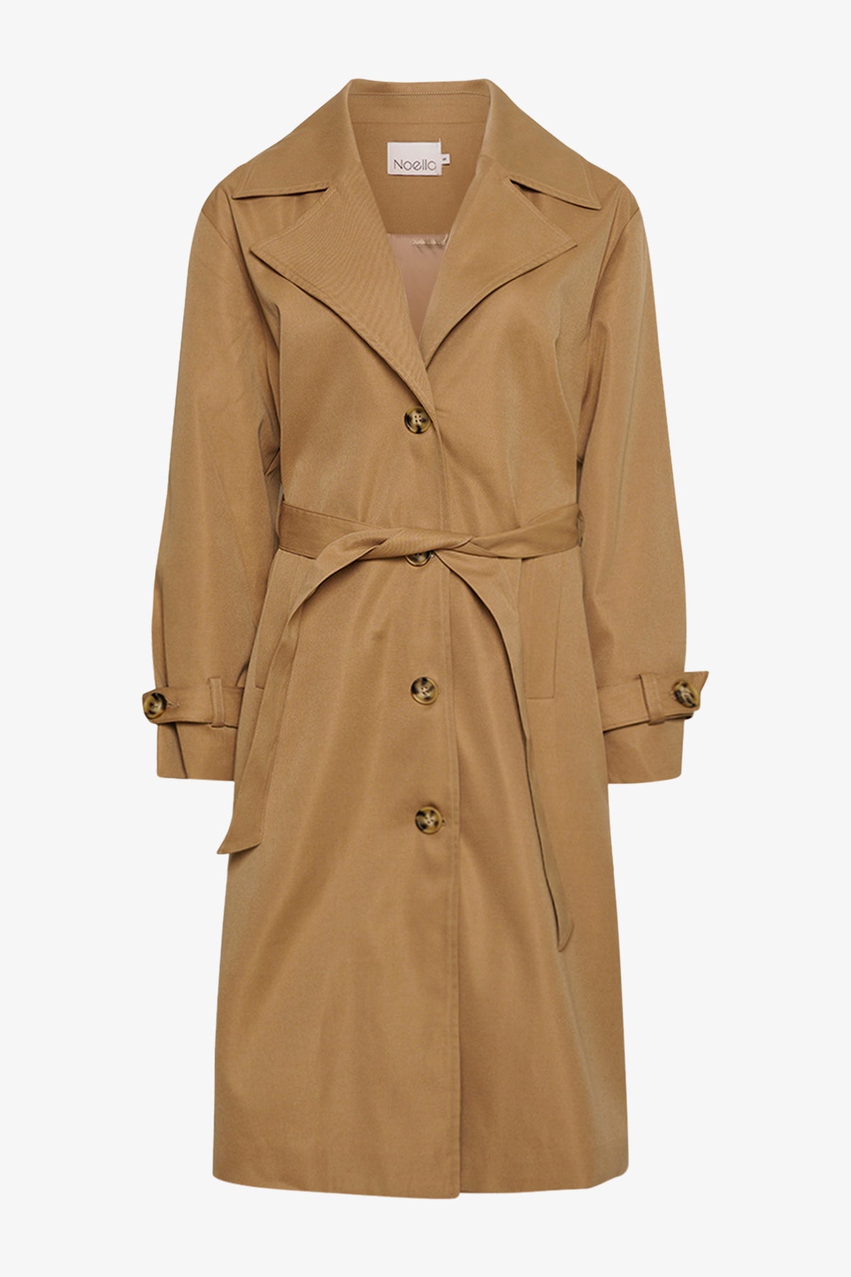 Noellas Rielle Trenchcoat Nougat. Køb Jakker hos www.noellafashion.dk