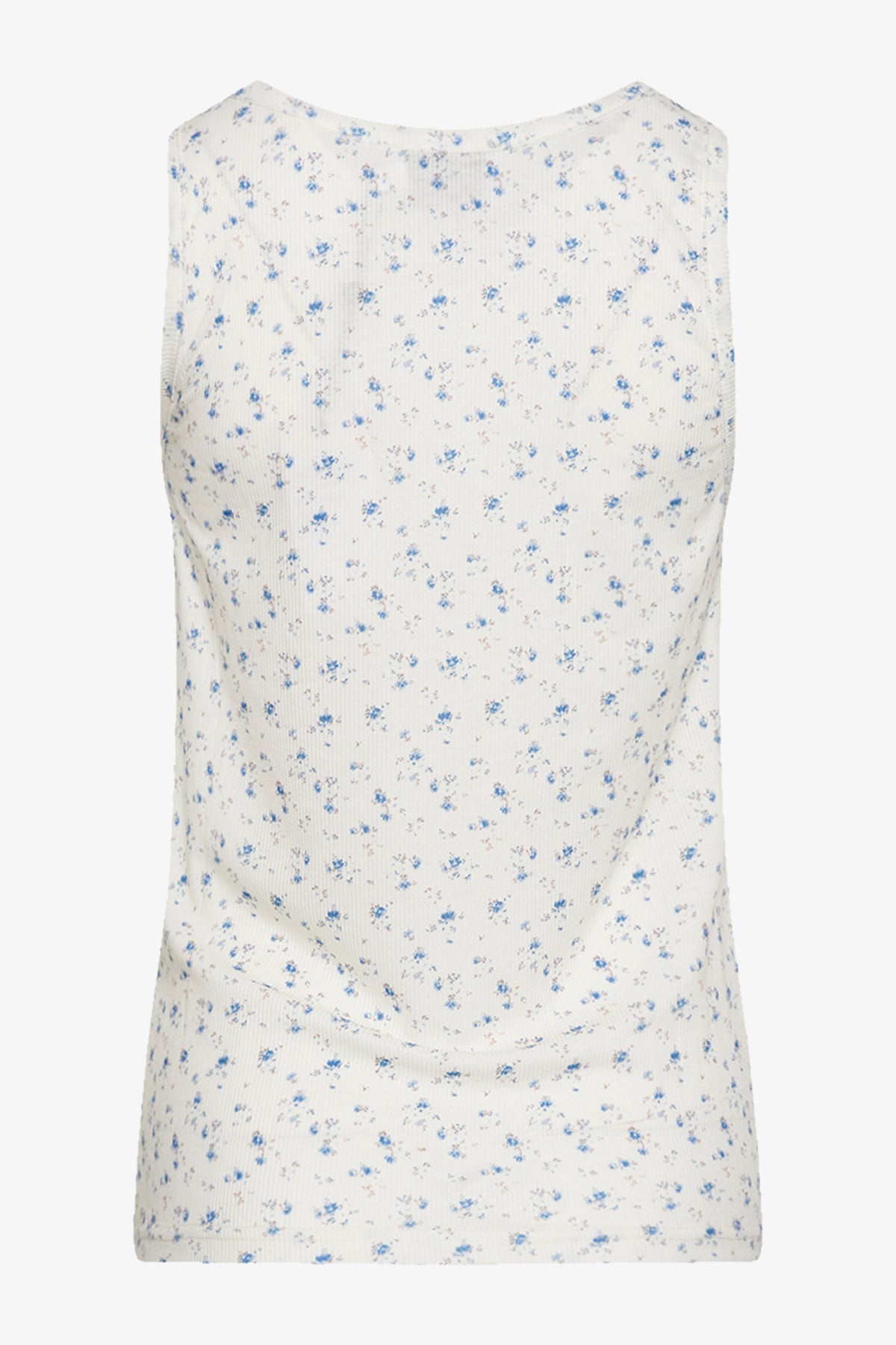 Noellas Riju Tanktop Cream/Blue Flower.