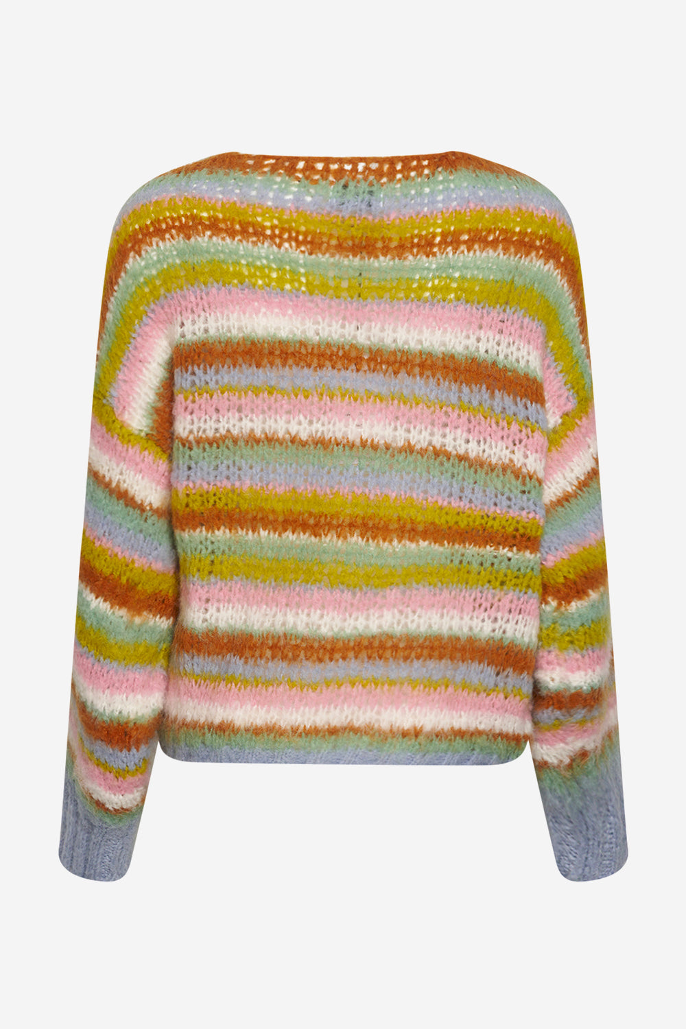 Rima Pool Knit Cardigan Light Blue/Yellow/Rose