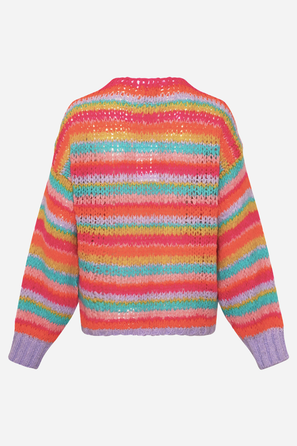 Rima Knit Cardigan Rainbow Combo