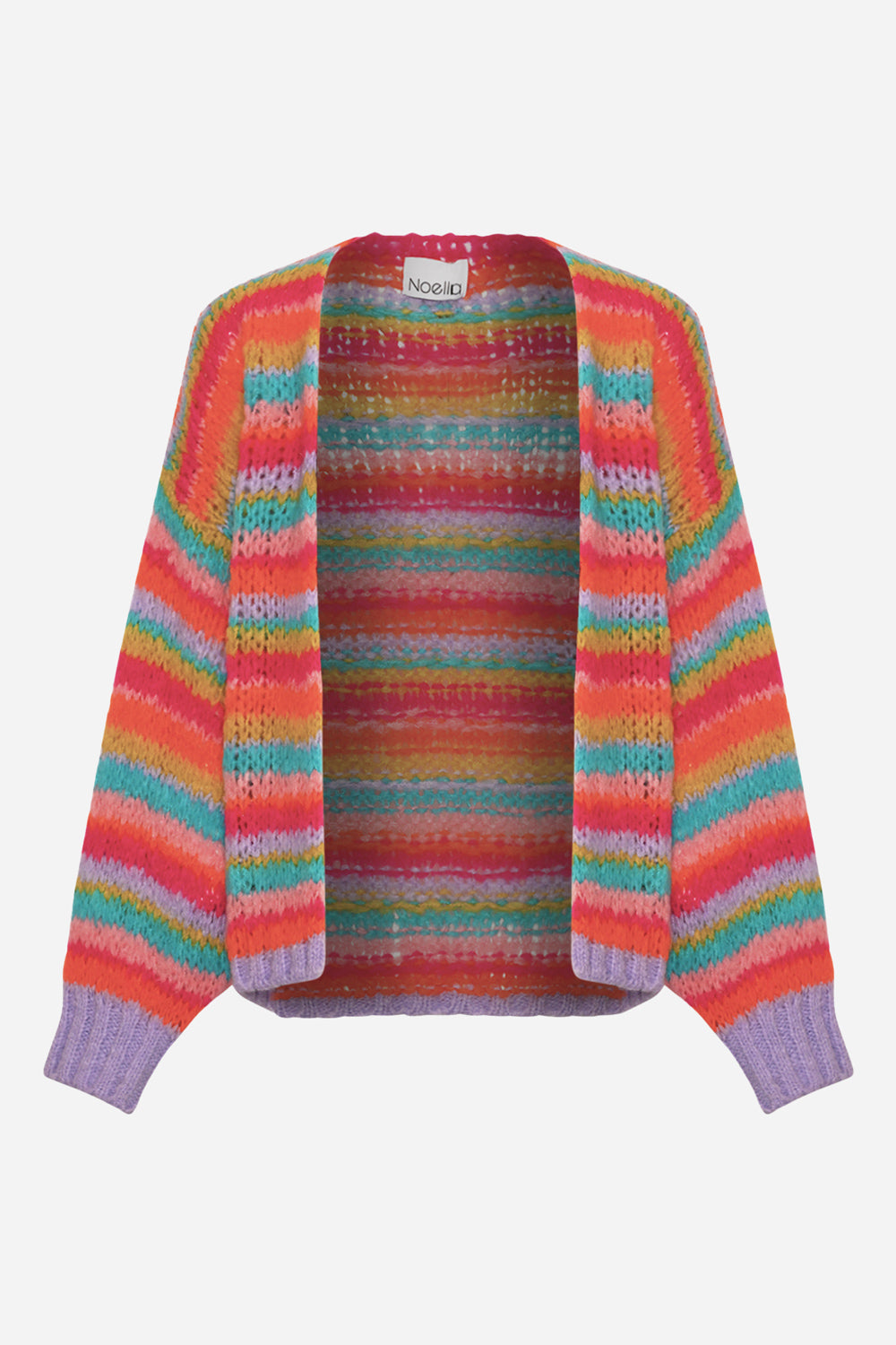 Rima Knit Cardigan Rainbow Combo