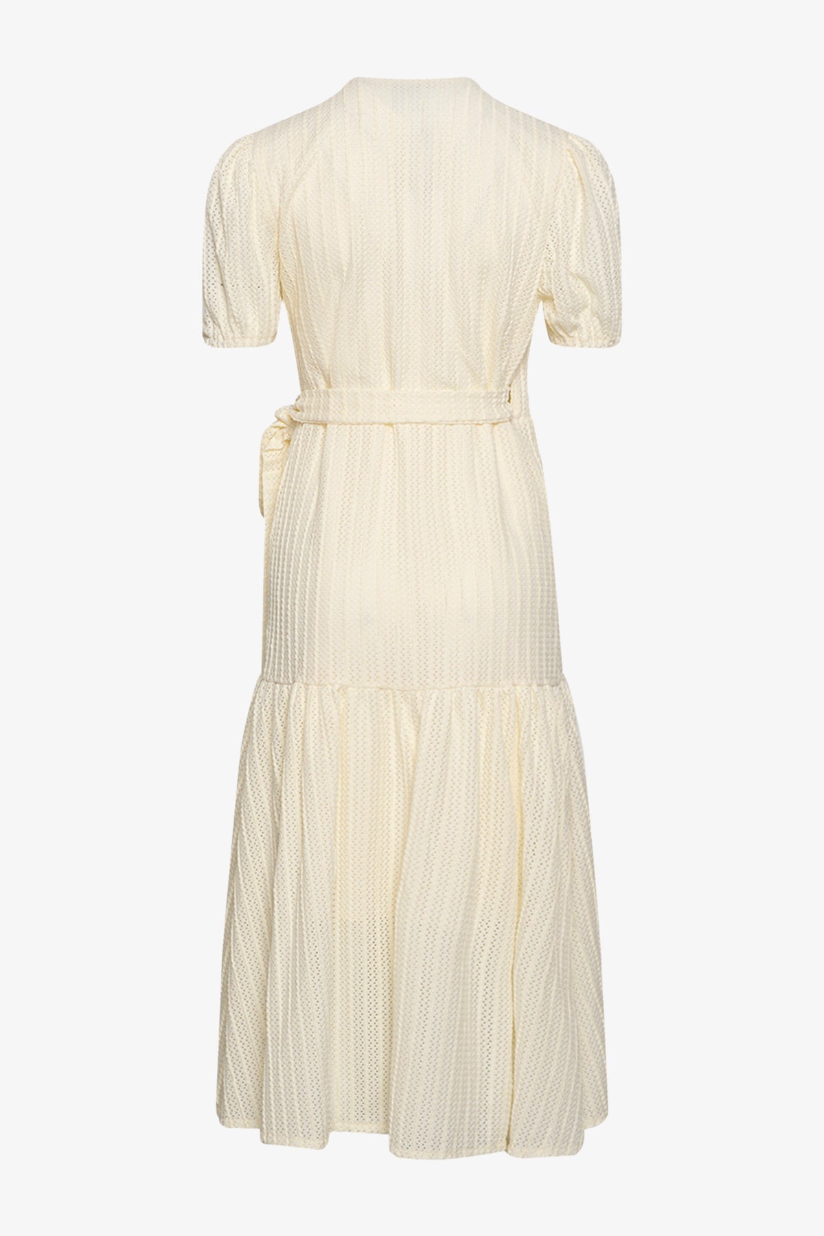 Noellas Rio Wrap Dress Cream. Køb Kjoler hos www.noellafashion.dk