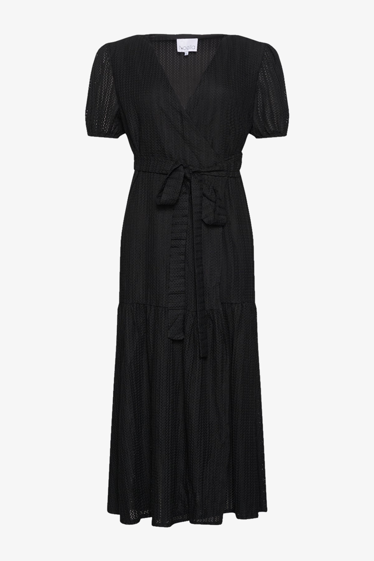 Noellas Rio Wrap Dress Black. Køb Kjoler hos www.noellafashion.dk