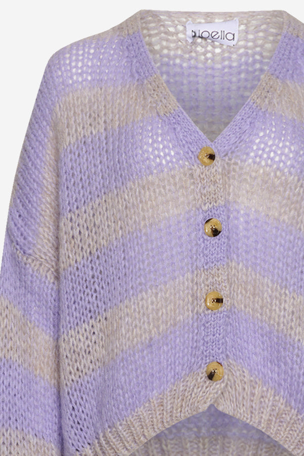 Riri Knit Cardigan Lavender/Purple