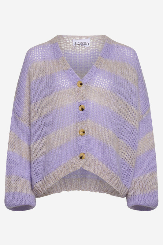 Noellas Riri Knit Cardigan Lavender/Purple. Køb Cardigans hos www.noellafashion.dk