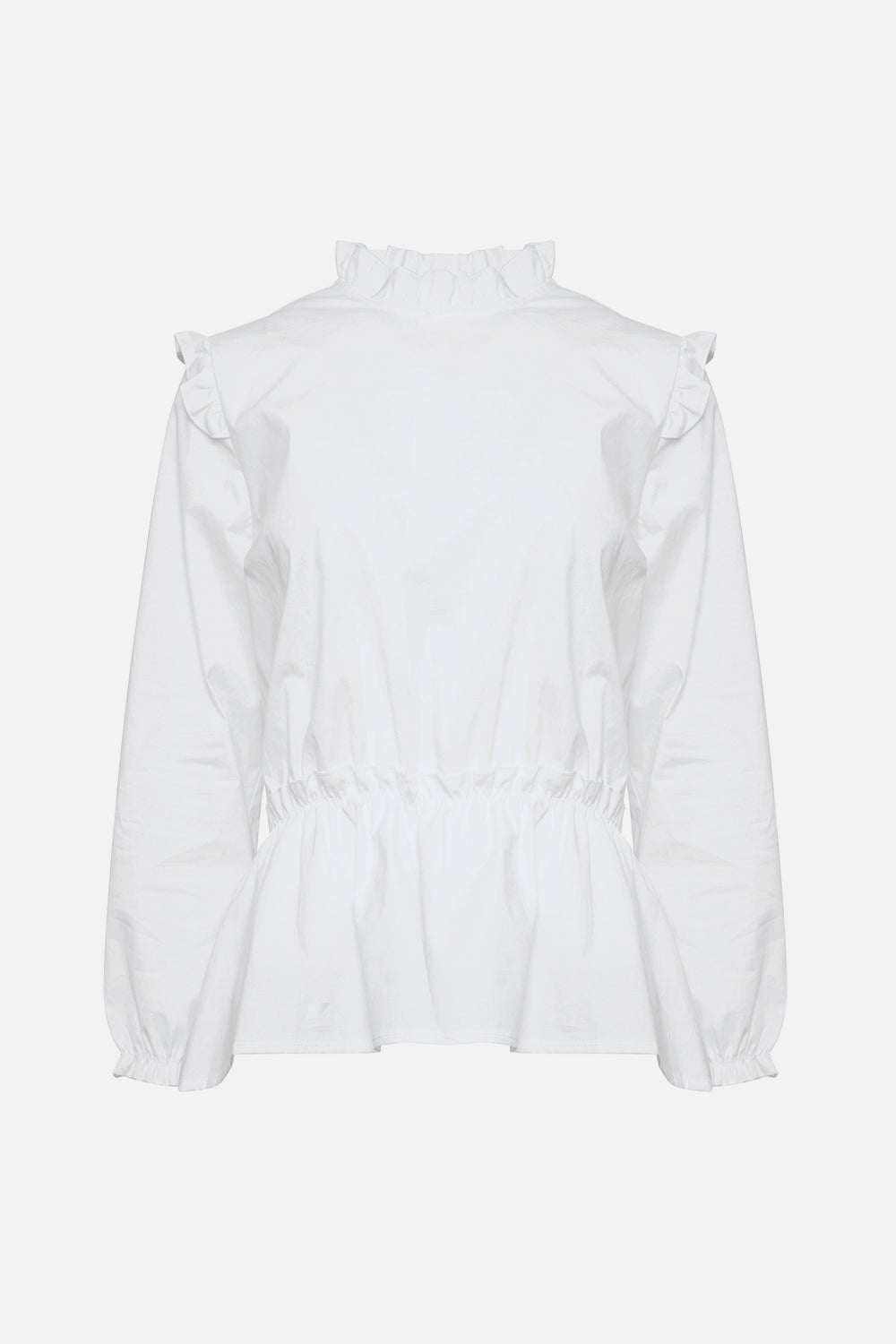 Rome Blouse Cotton Poplin White