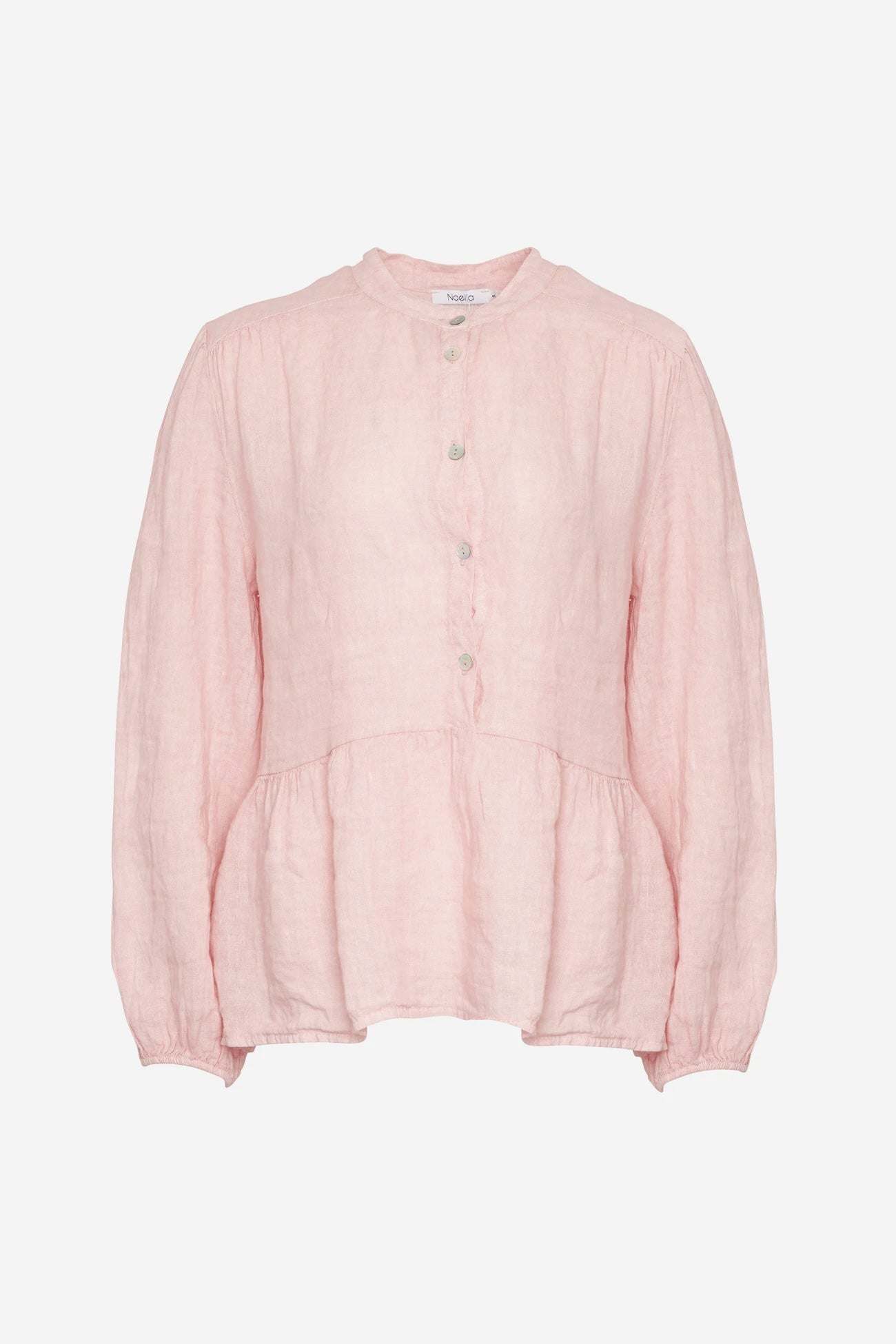 Noellas Rosi Blouse Linen Rose. Køb Bluser hos www.noellafashion.dk