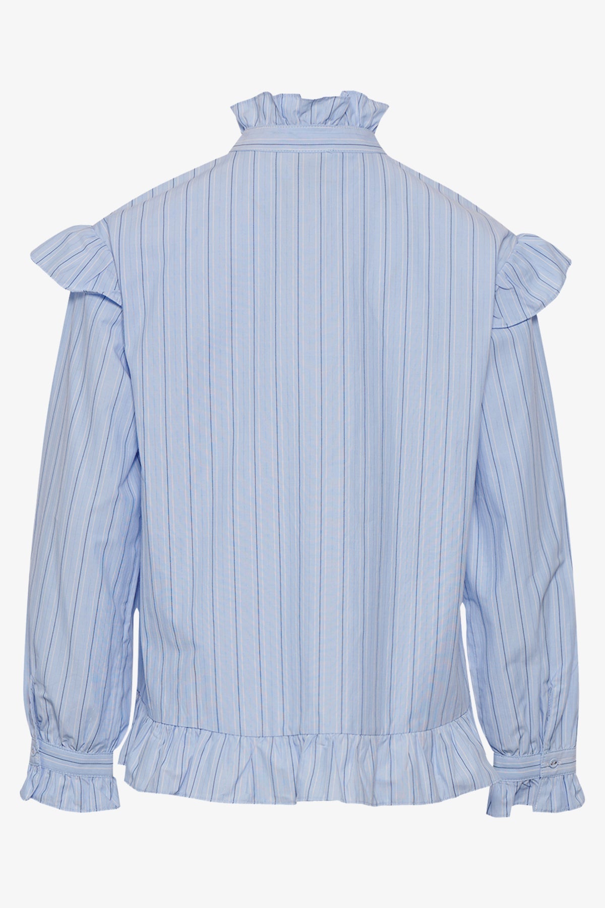 Noellas Sally Blouse Light Blue Stripe.