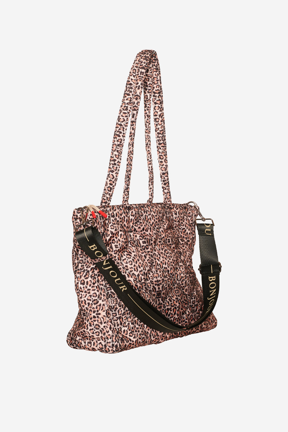 Sam Quilted Tote Bag Leopard