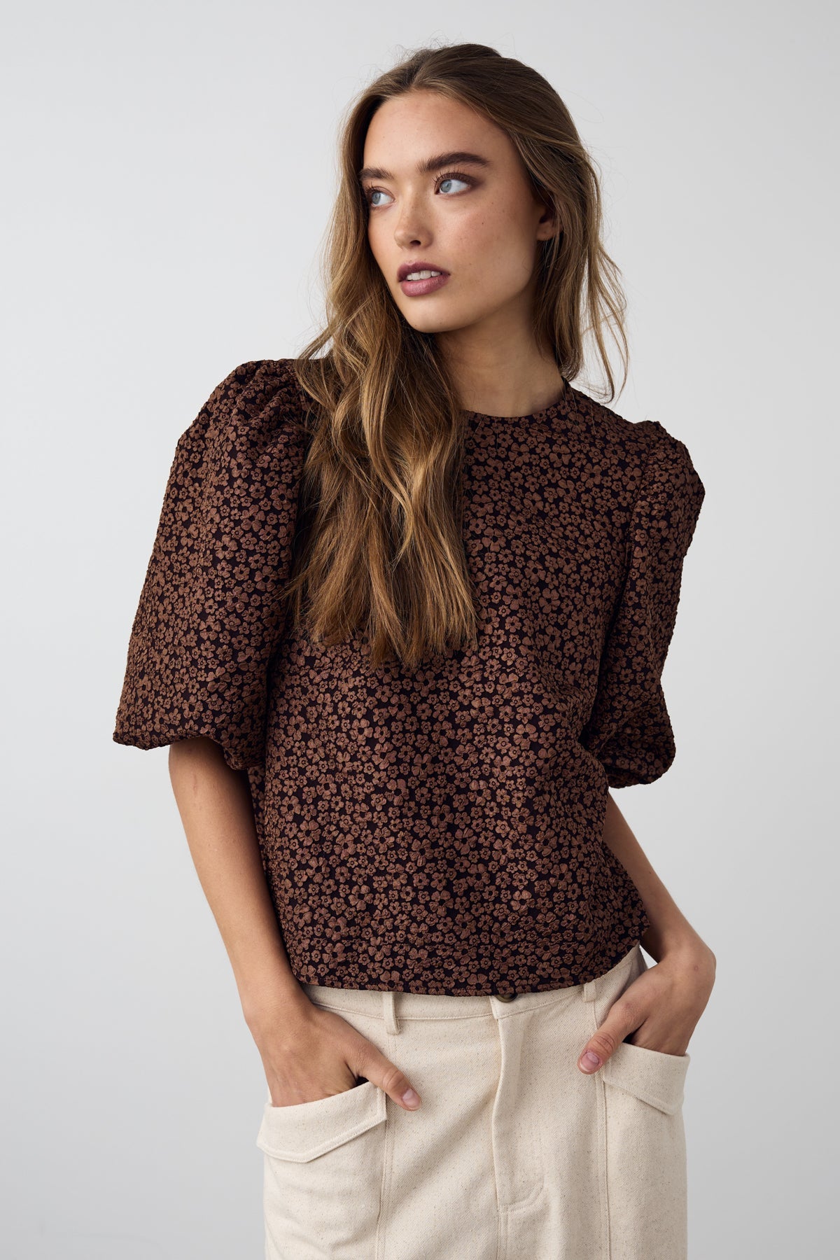 Shelly Blouse Chocolate