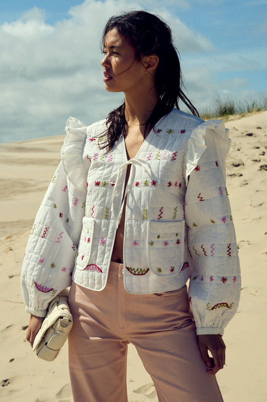 Noellas Skye Jacket Ivory.
model_177_S