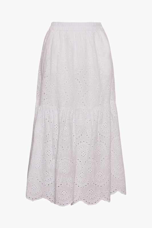 Noellas Sora Skirt White. Køb Nederdele hos www.noellafashion.dk