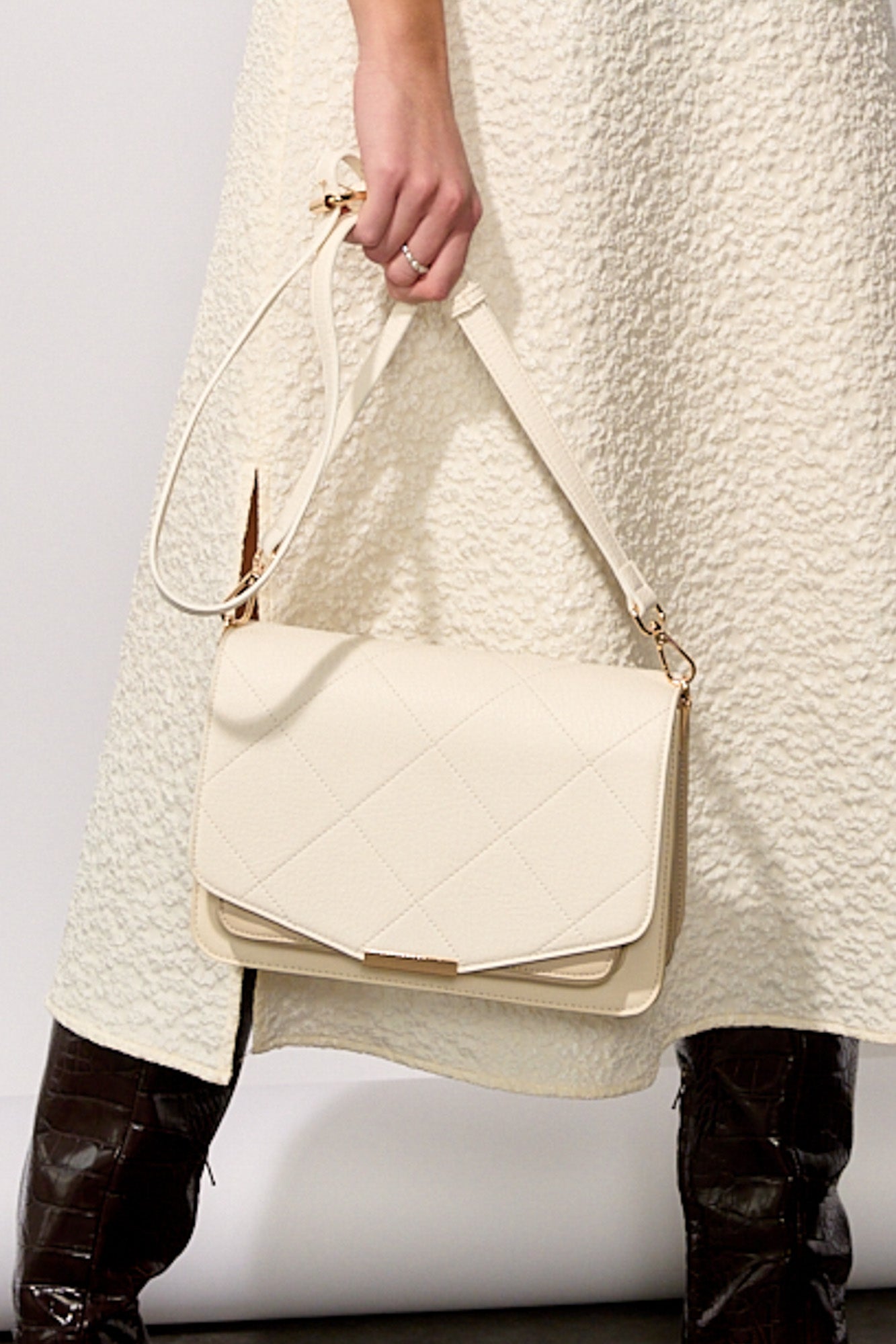 Blanca Multi Compartment Bag Offwhite/Birch