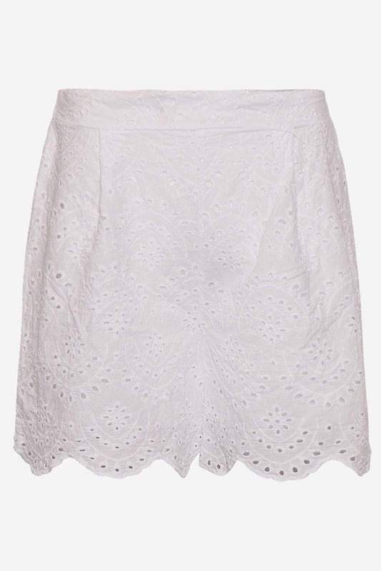 Noellas Stacy Shorts White. Køb Shorts hos www.noellafashion.dk