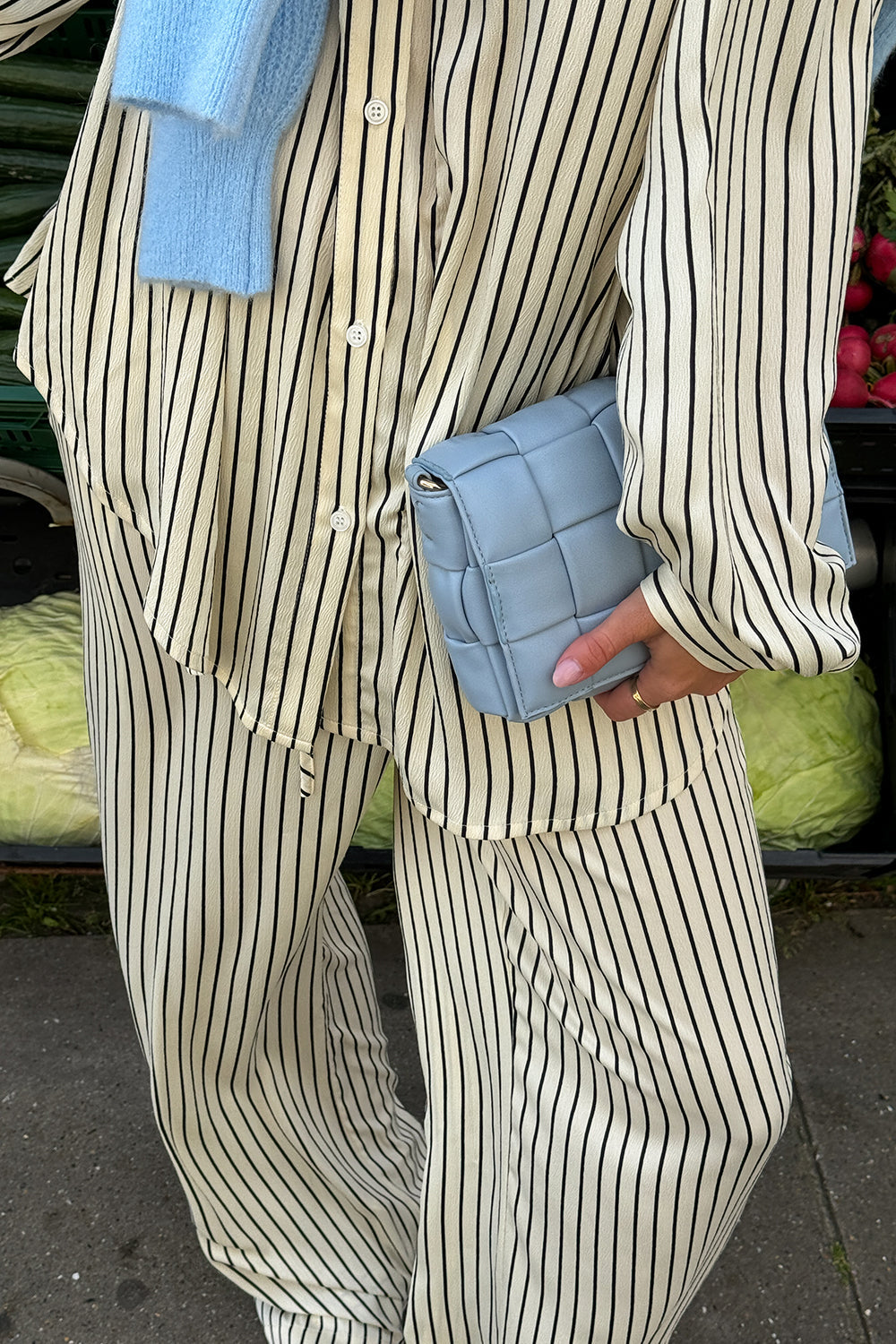 Suri Shirt Taya Crème Stripe