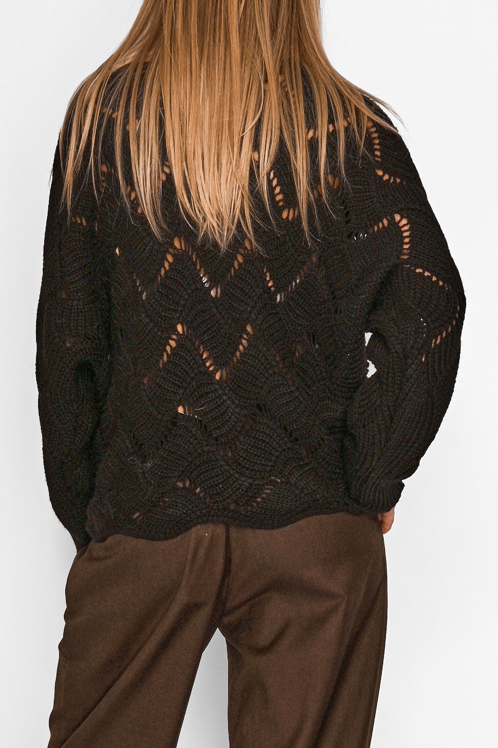 Taffy Knit Sweater Black