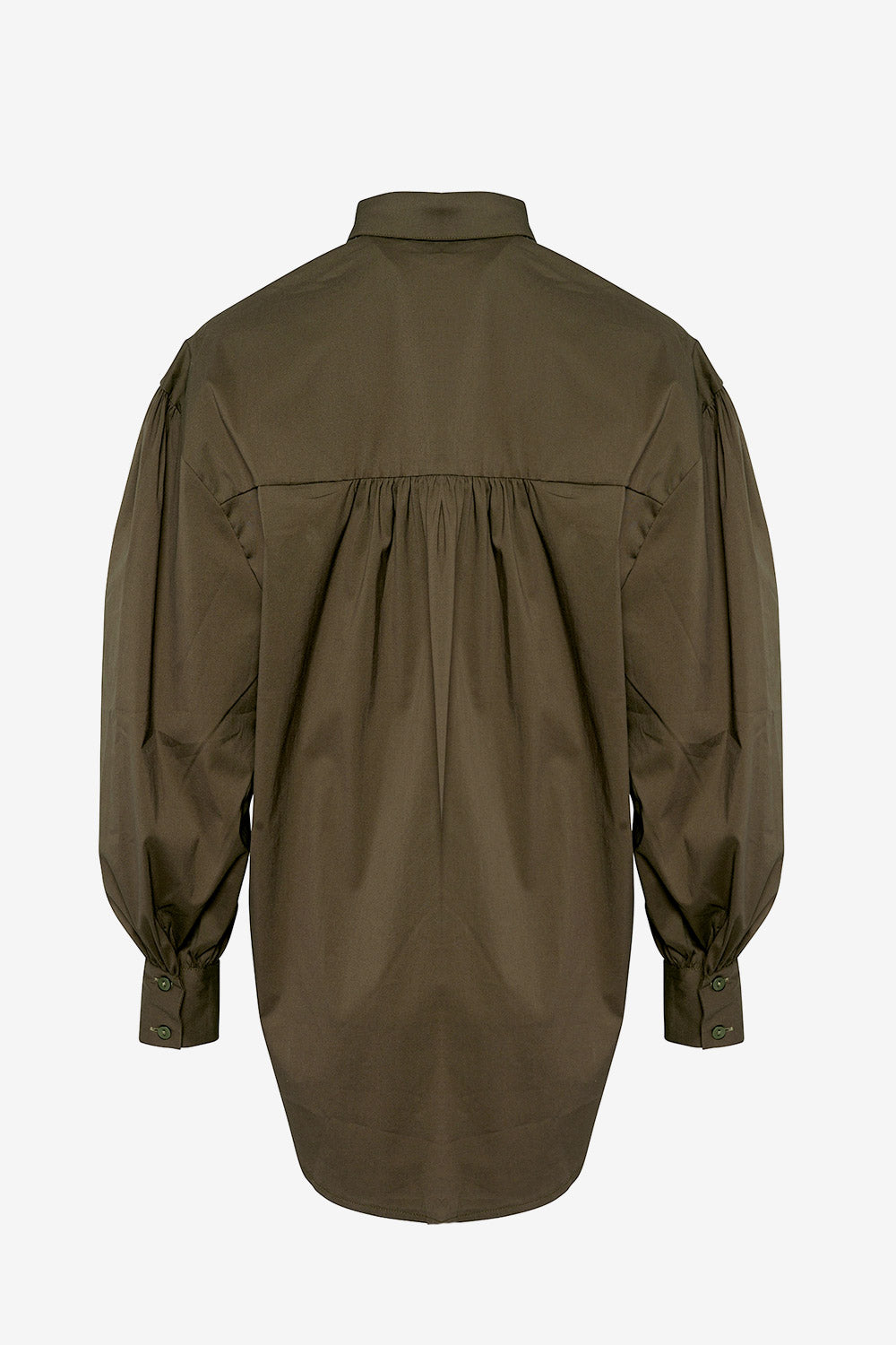 Tate Shirt Cotton Poplin Army