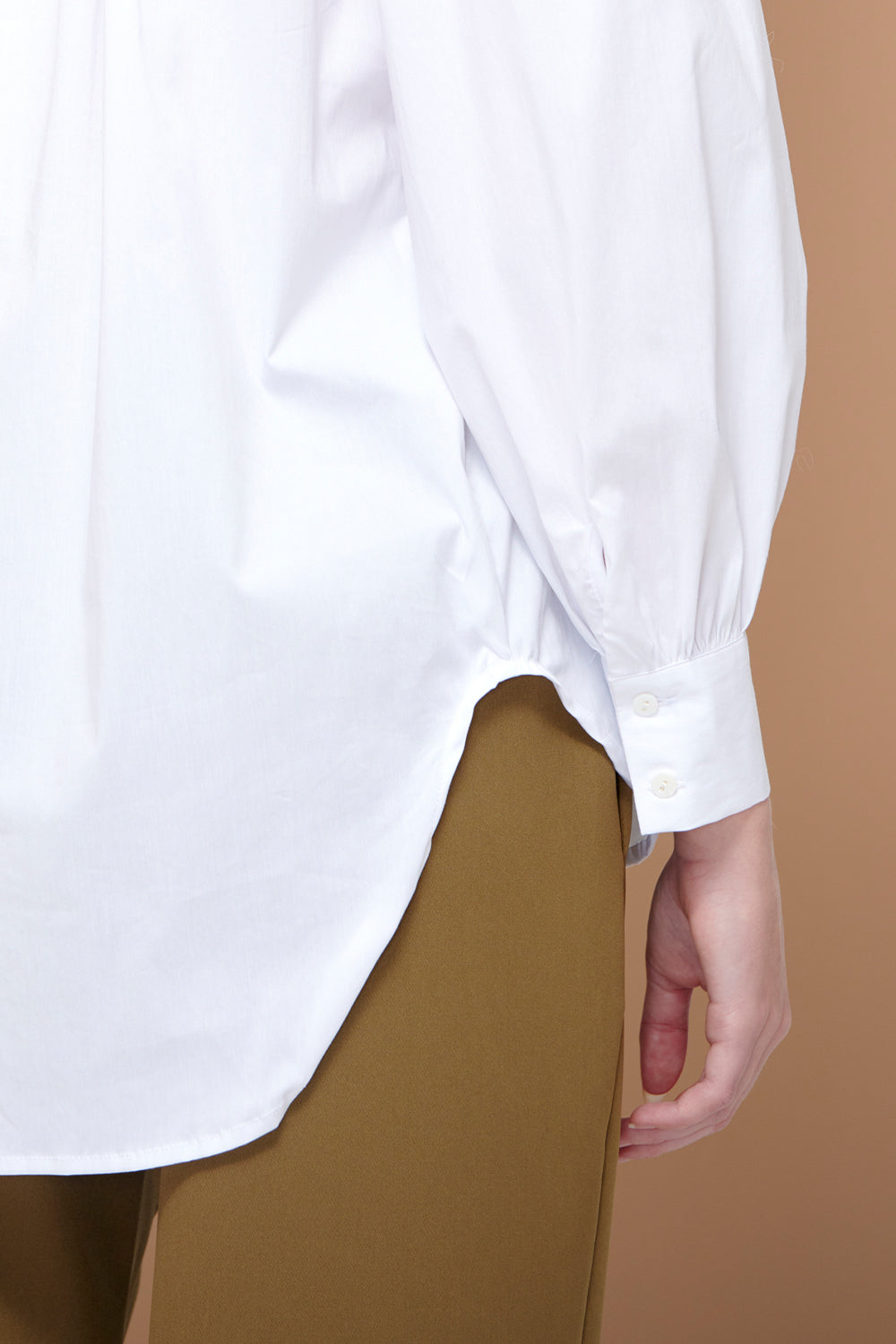 Tate Shirt Cotton Poplin White