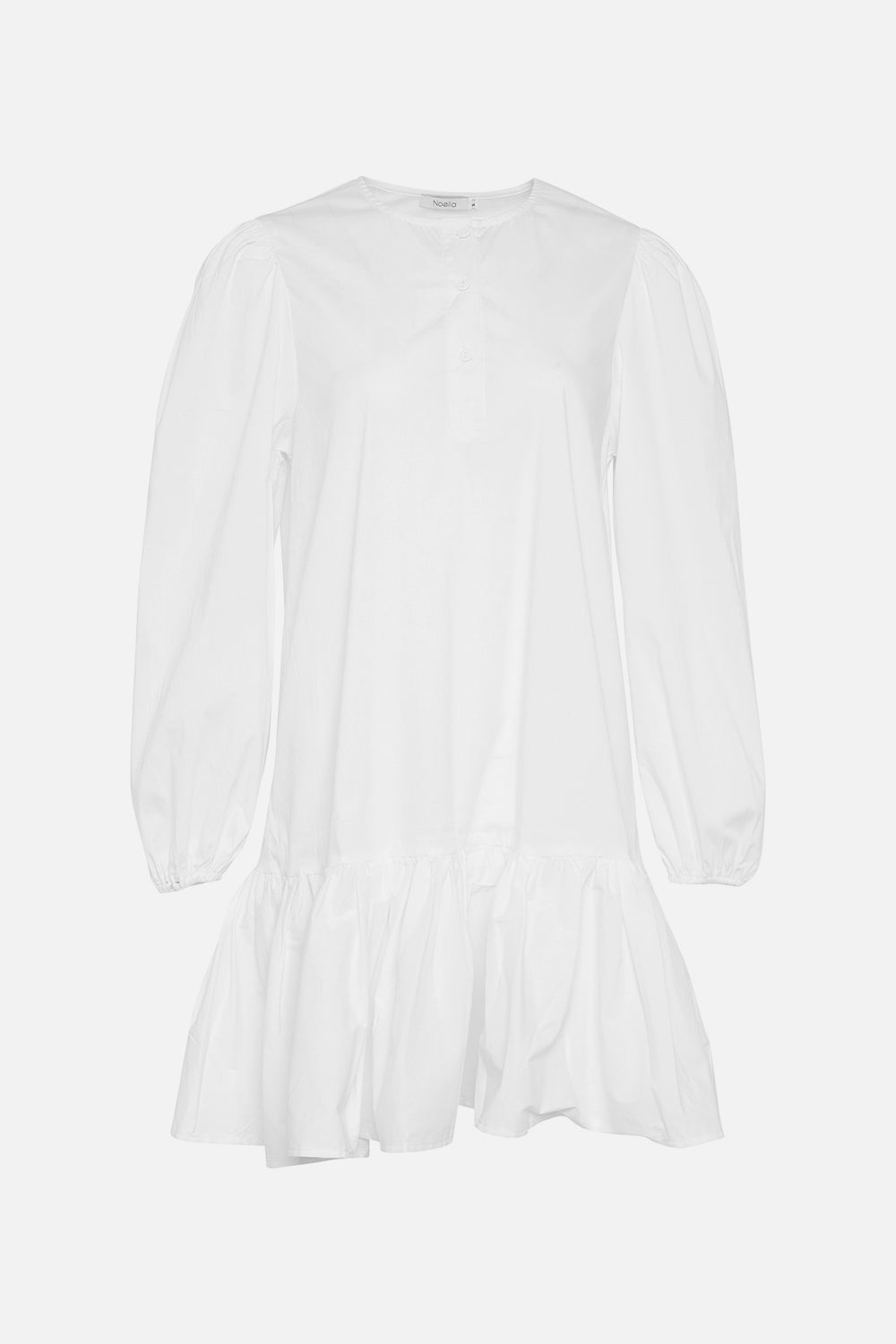 Taven Dress Poplin White