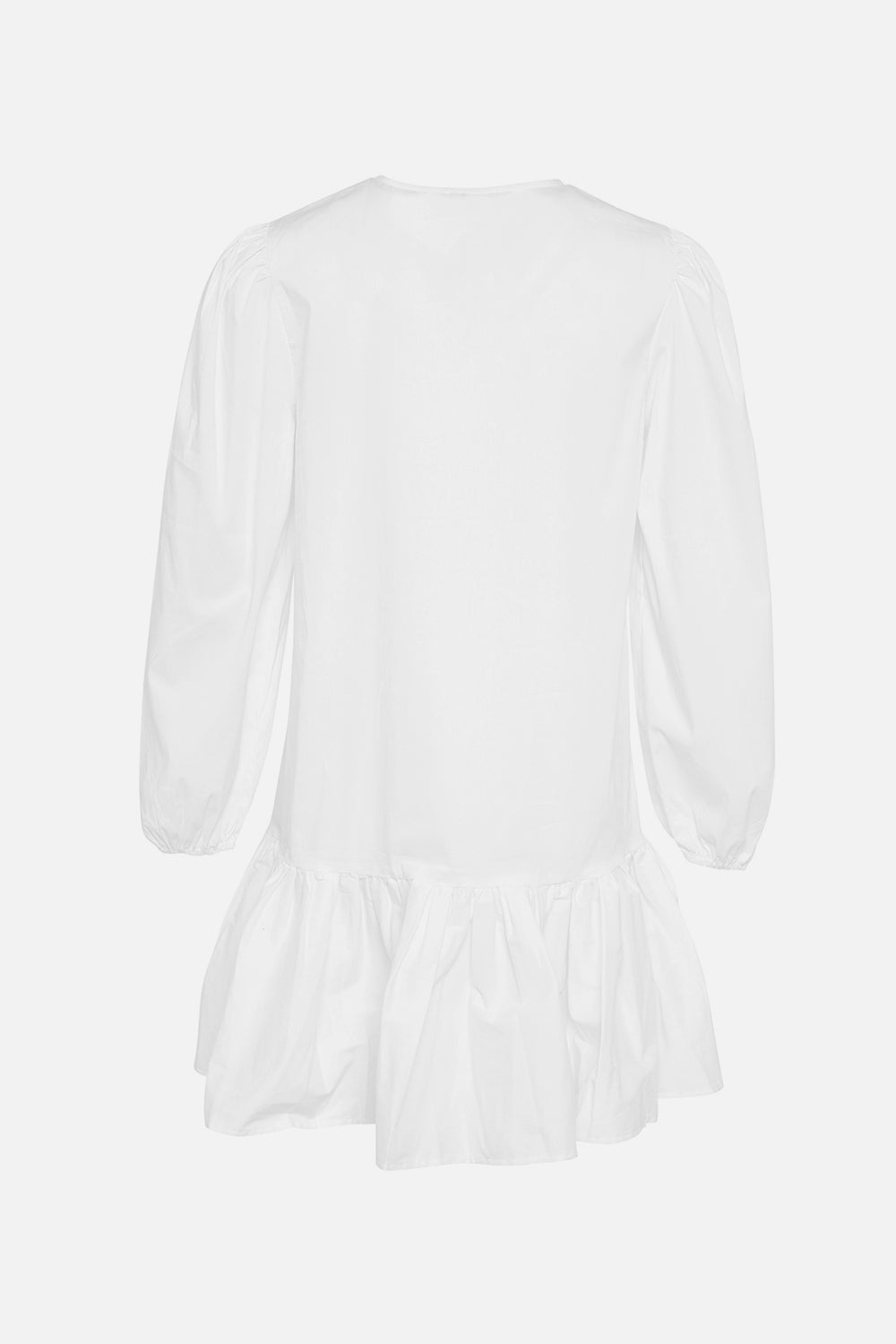 Taven Dress Poplin White