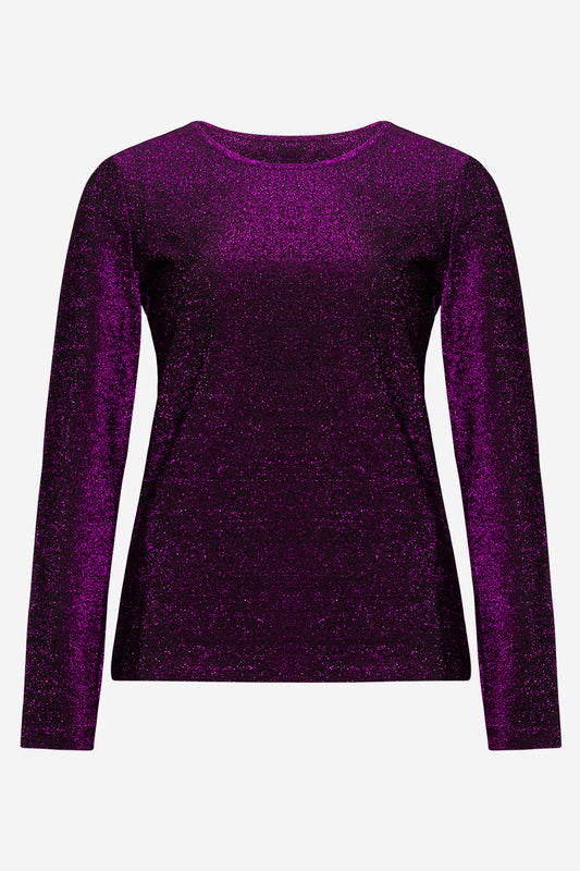 Noellas Tess l/s Blouse Lilac. Køb Bluser hos www.noellafashion.dk