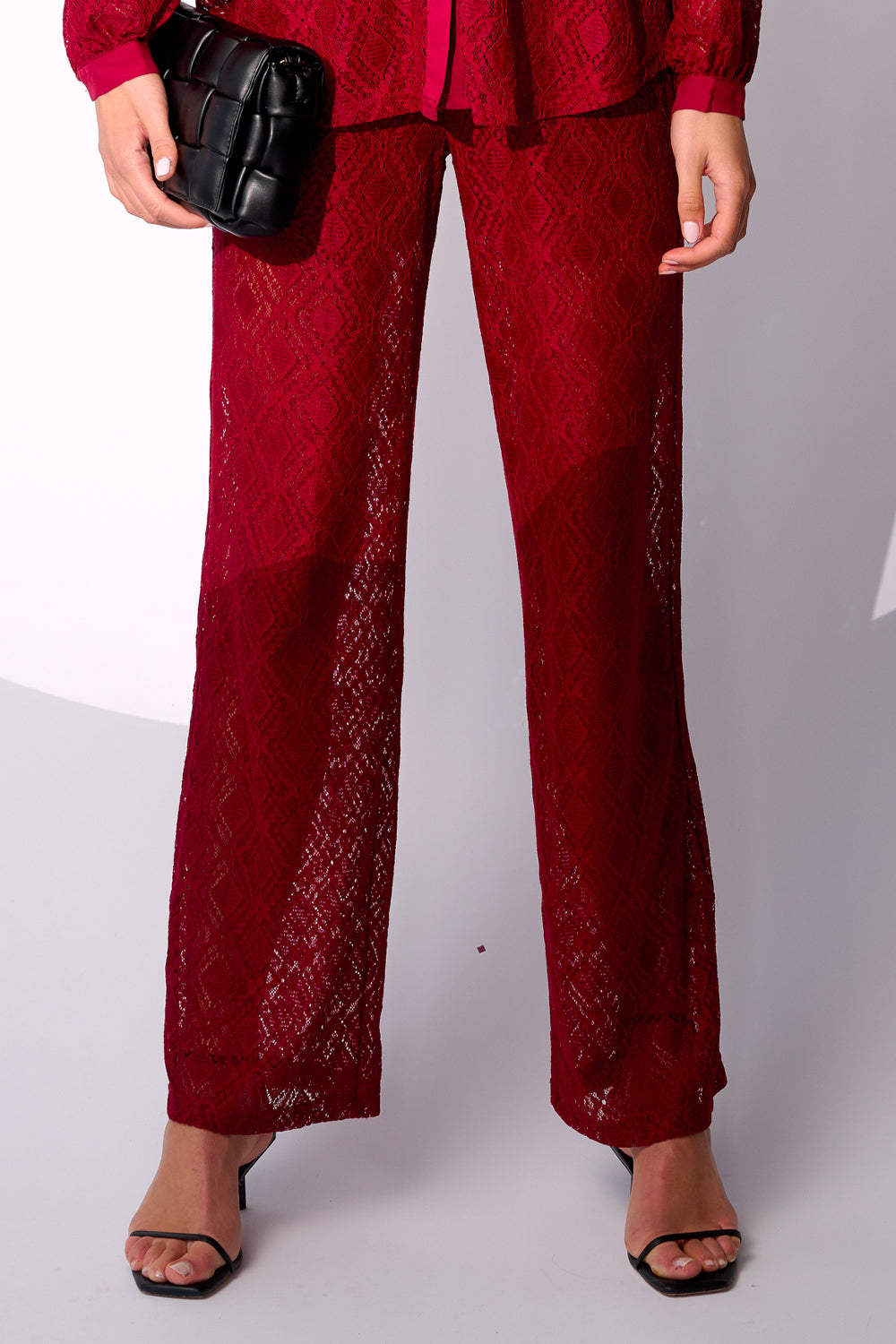 Texas Lace Pants Red