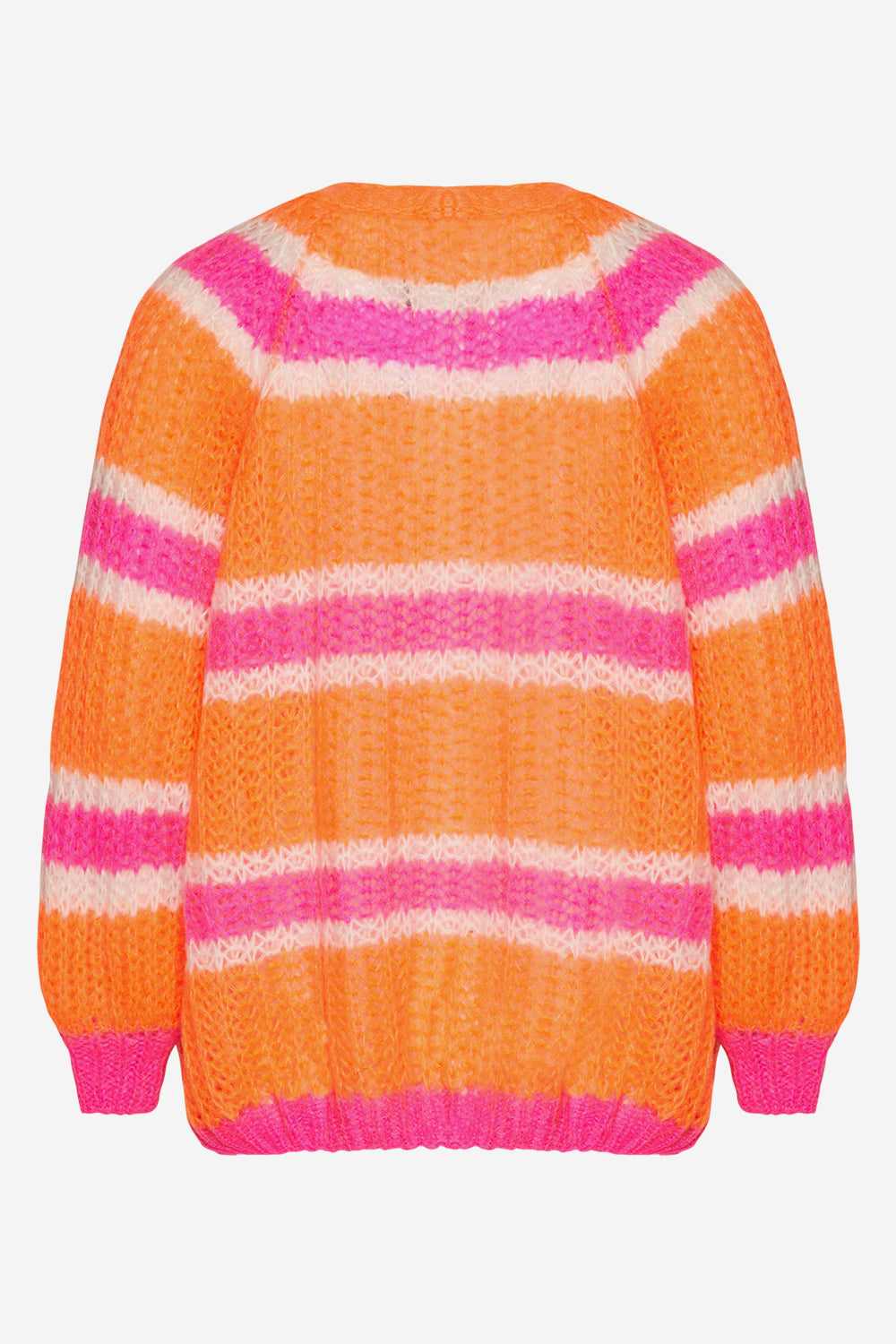 Vera Knit Cardigan Orange/pink Mix