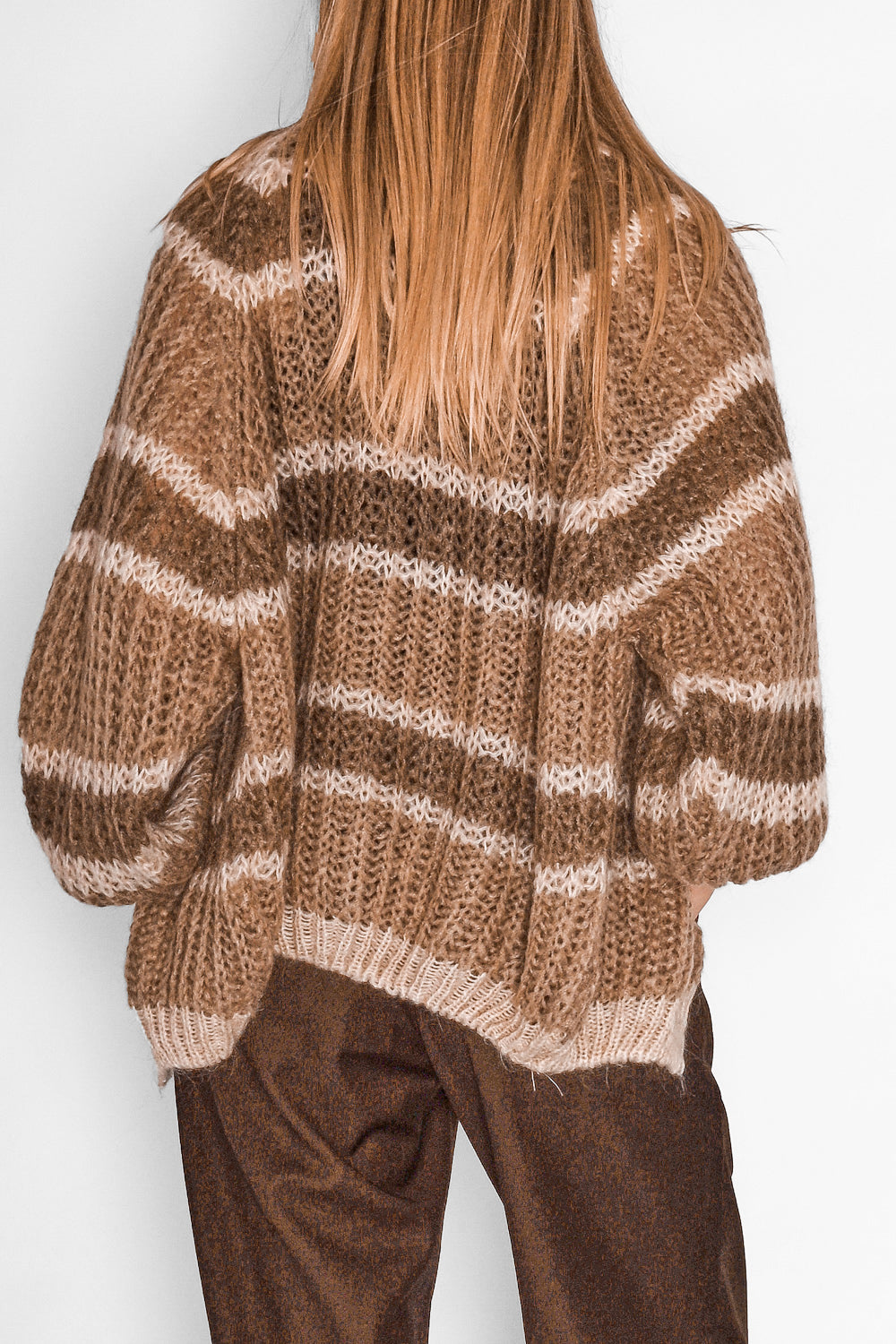 Vera Knit Cardigan Brown/Camel/Sand