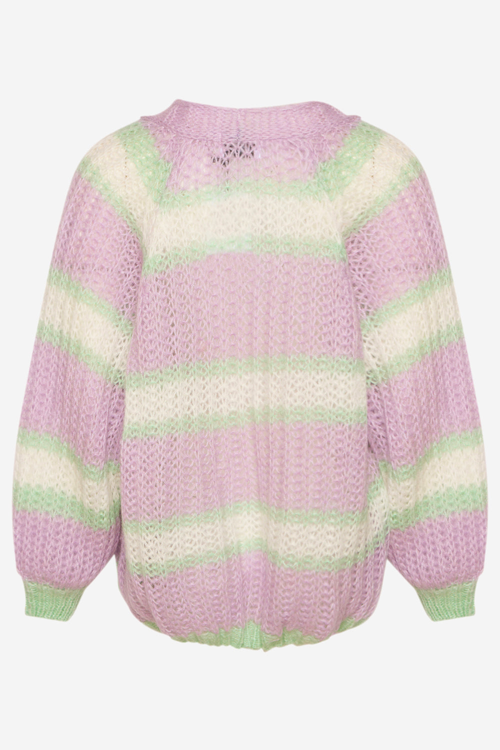 Vera Knit Cardigan Lilac/White/Mint