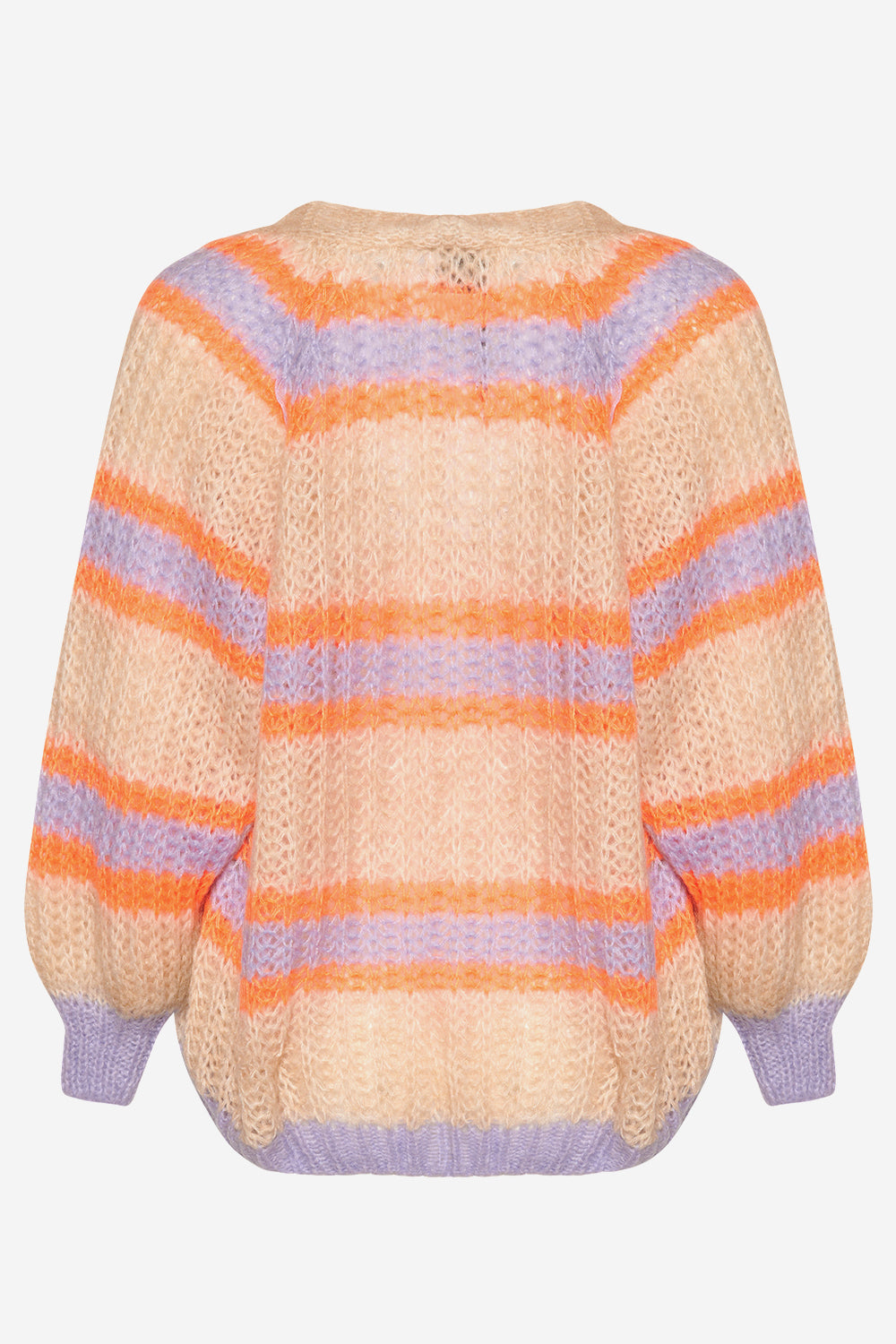 Vera Knit Cardigan Lilac/orange Mix