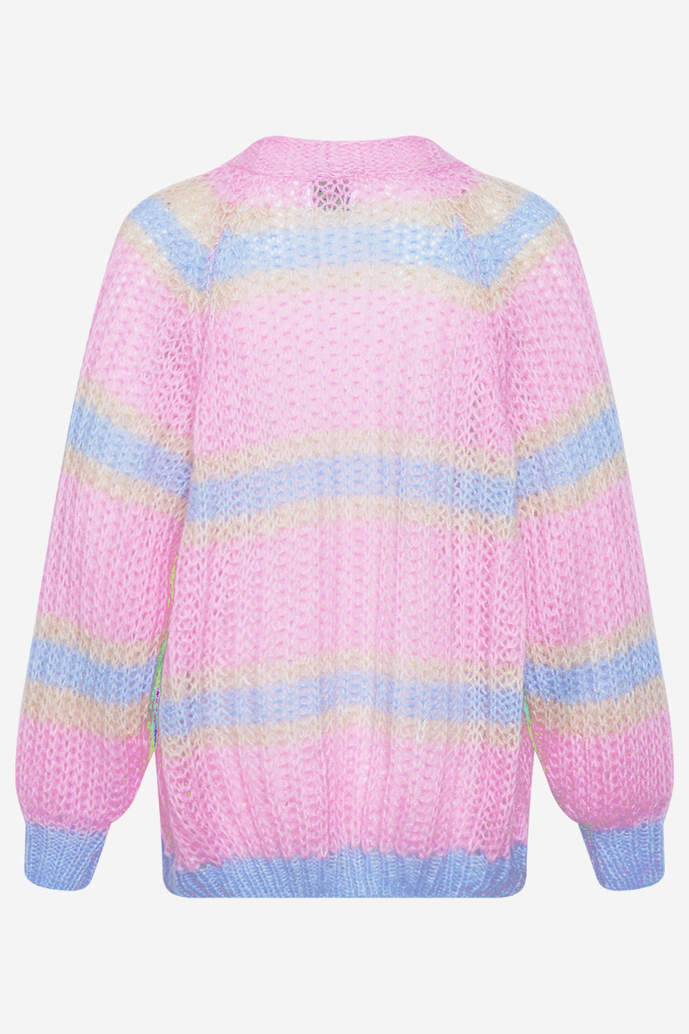 Vera Knit Cardigan Pink Blue Mix