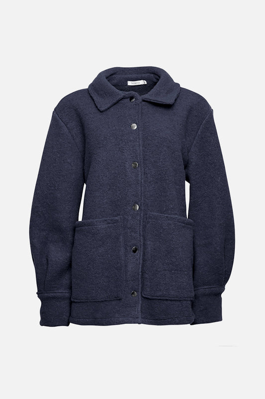 Noellas Viksa Jacket Wool Blue Navy. Køb Jakker hos www.noellafashion.dk